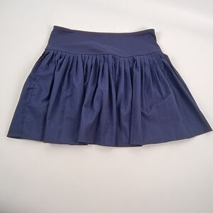 Fabletics Navy Pleated Mini Skirt